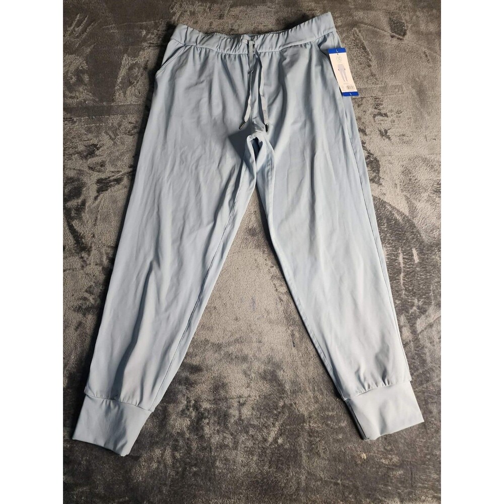 Sage Collective Joggers Women Dusty blue Size L Inseam 27.5in NWT